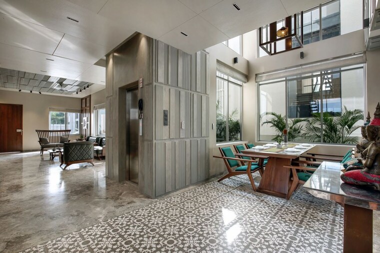 Dinning Area, darshanam-celestial 4 Bedroom 3600 Sq.Ft. Villa In Bhayli Vadodara 10450485