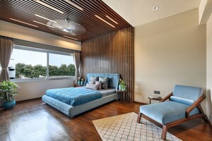 Bedroom in 4 BHK Villa at Darshanam Celestial, Bhayli – for Sale