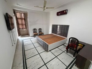 Bedroom in 3 BHK Builder Floor at Ramesh Nagar – for Rent