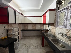Kitchen in 3 BHK Builder Floor at Ramesh Nagar – for Rent