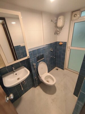 Bathroom in 4 BHK Apartment at Lodha Amara, Kolshet Road – for Rent