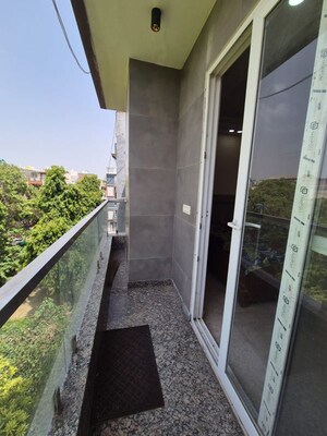 Balcony in 2 BHK Builder Floor at Ramesh Nagar – for Rent