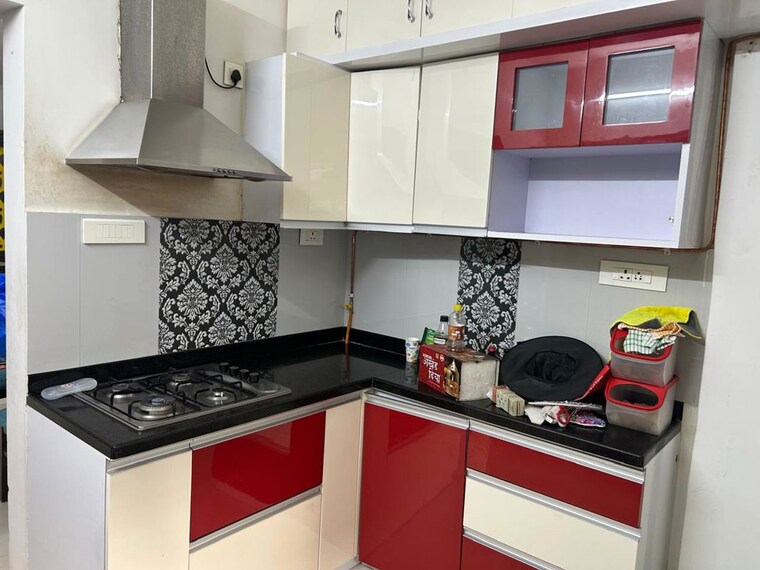 Kitchen, pride-valencia 3 Bedroom 1700 Sq.Ft. Apartment In Baner Pune 10450545