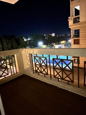 Balcony in 2 BHK Apartment at Affinity Greens, International Airport Road – for Rent