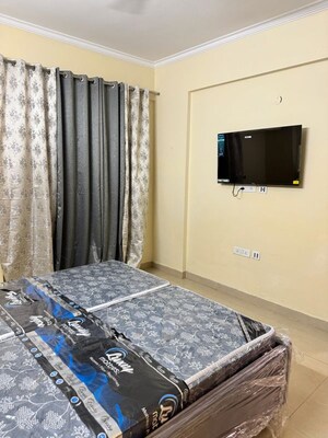 Bedroom in 2 BHK Apartment at Affinity Greens, International Airport Road – for Rent