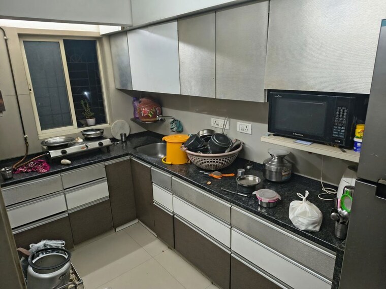 Kitchen, moksh-tower 1 Bedroom 400 Sq.Ft. Apartment In Khopat Thane 10450621