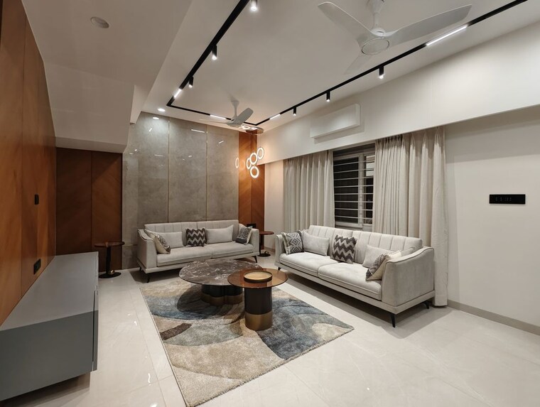 Living Room, govardhan-paradise-19 4 Bedroom 1650 Sq.Ft. Villa In Bhayli Vadodara 10450557