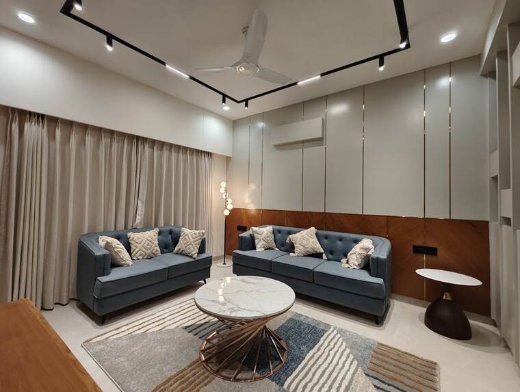 Living Room, govardhan-paradise-19 4 Bedroom 1650 Sq.Ft. Villa In Bhayli Vadodara 10450557
