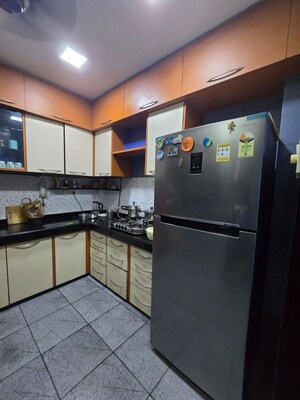 Kitchen in  Apartment at Queens Park Apartments, Juhu – for Rent