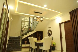 Staircase in 4 BHK Villa at Manjeera Purple Town, Gopanpally – for Rent