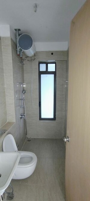Bathroom in 3 BHK Apartment at Adani Ten BKC, Bandra East – for Rent