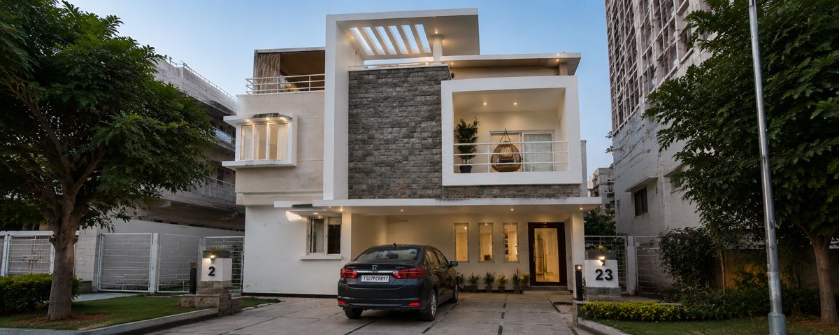 4 BHK + Pooja Room,Servant Room,Store Room 3050 Sq.Ft. Villa in Manjeera Purple Town