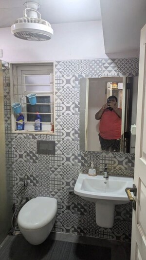 Bathroom in 2 BHK Apartment at Kanakia Paris, Bandra East – for Rent