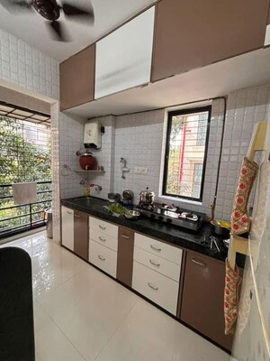 Kitchen in 1 BHK Apartment at Naupada – for Rent