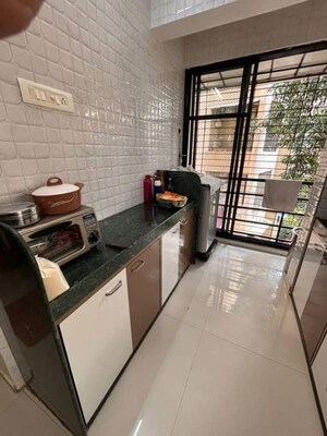 Kitchen in 1 BHK Apartment at Naupada – for Rent