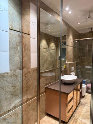 Bathroom in 3 BHK Apartment at Microtek Greenburg, Sector 86 – for Sale