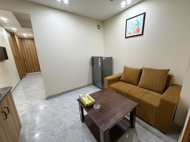 Living Room, sector 27 1 Bedroom 710 Sq.Ft. Builder Floor In Sector 27 Gurgaon 10450827