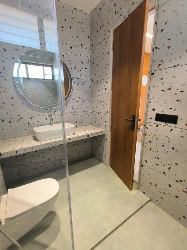 Washroom, tulsi-shree-kanha-bunglows 4 Bedroom 1220 Sq.Ft. Villa In Bhayli Vadodara 10450456