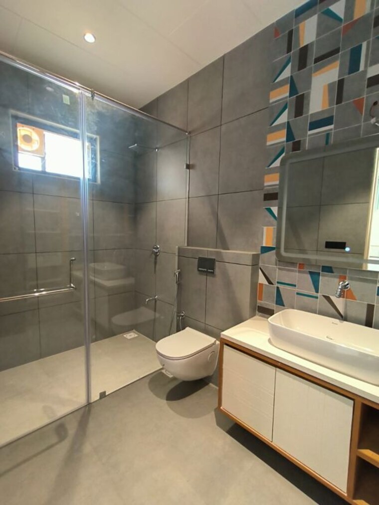 Washroom, tulsi-shree-kanha-bunglows 4 Bedroom 1220 Sq.Ft. Villa In Bhayli Vadodara 10450456