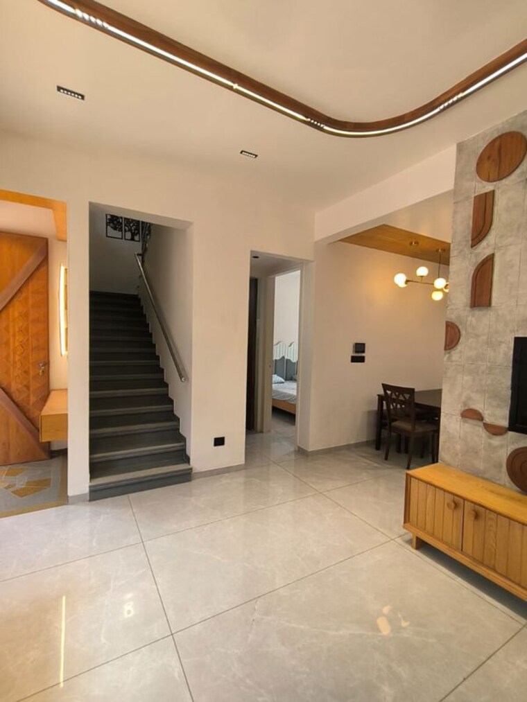 Living Room, tulsi-shree-kanha-bunglows 4 Bedroom 1220 Sq.Ft. Villa In Bhayli Vadodara 10450456