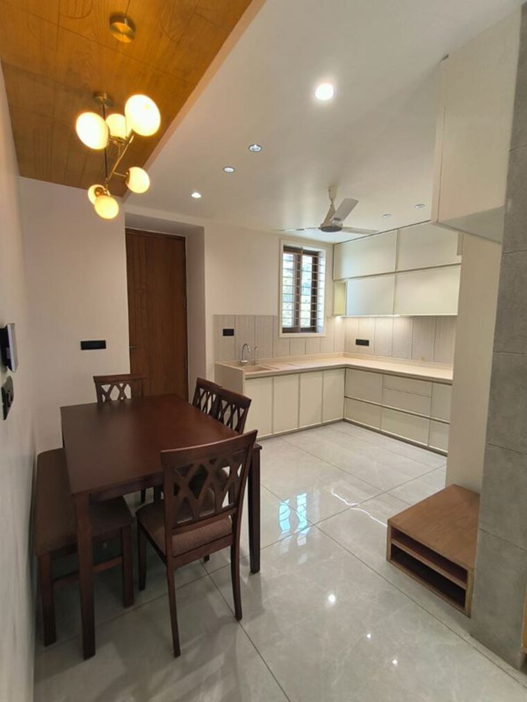 Dining area, tulsi-shree-kanha-bunglows 4 Bedroom 1220 Sq.Ft. Villa In Bhayli Vadodara 10450456
