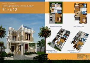 3 BHK Villa – Exterior View View at Chinna Thirupathi - for Sale
