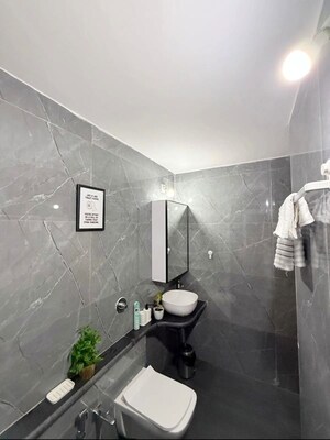 Bathroom in 2 BHK Apartment at New Mhada Colony Powai, Powai – for Rent