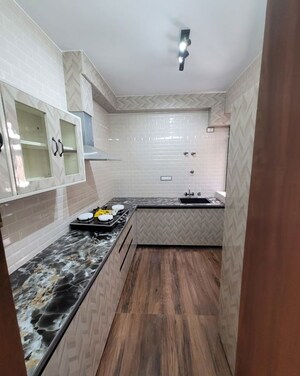Kitchen in 3 BHK Apartment at Dwarka – for Rent