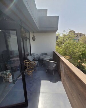 Balcony in 3 BHK Apartment at Dwarka – for Rent