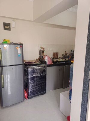 Kitchen in 1 RK Apartment at Royal Palms Garden View, Goregaon East – for Rent