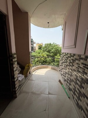 Balcony in 2 BHK Builder Floor at Ramesh Nagar – for Rent