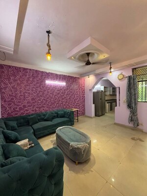 Living Room in 2 BHK Builder Floor at Ramesh Nagar – for Rent