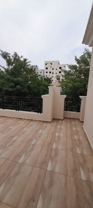 Balcony in 4 BHK Villa at Aditya Royal Palm, Shaikpet – for Rent