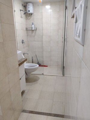 Bathroom in 3 BHK Apartment at Samartha Aangan, Andheri West – for Rent