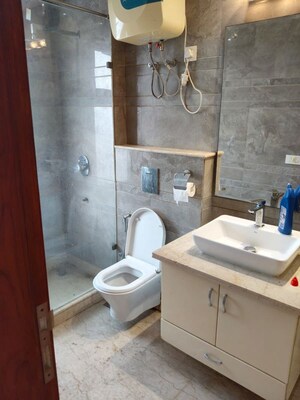 Bathroom in 4 BHK Builder Floor at Jawahar Nagar – for Sale
