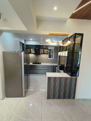 Kitchen in 3 BHK Apartment at Manorath 56, Bhayli – for Sale