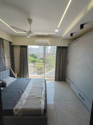 Bedroom in 3 BHK Apartment at Manorath 56, Bhayli – for Sale