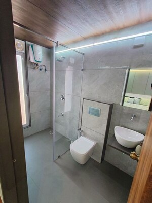 Bathroom in 3 BHK Apartment at Manorath 56, Bhayli – for Sale