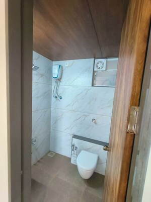 Bathroom in 3 BHK Apartment at Manorath 56, Bhayli – for Sale
