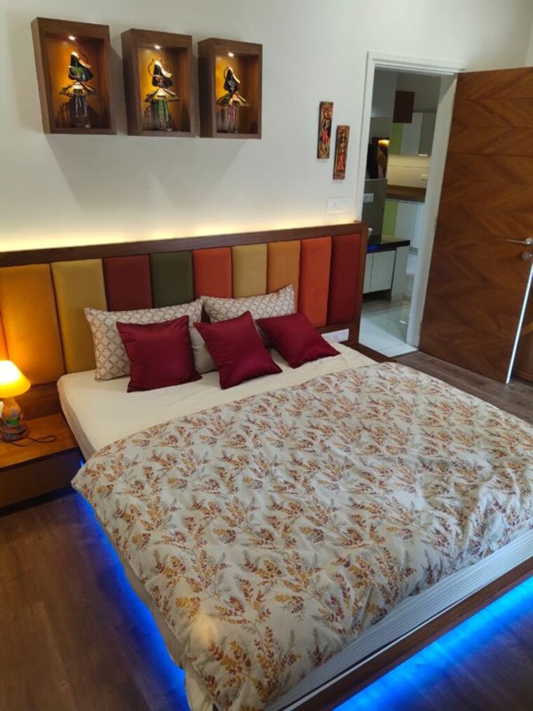 Bedroom, darshanam-splendora-2 3 Bedroom 1020 Sq.Ft. Apartment In Bhayli Vadodara 10450988