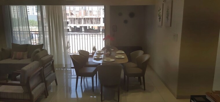 Dining area, bhayli 3 Bedroom 1354 Sq.Ft. Apartment In Bhayli Vadodara 10451030