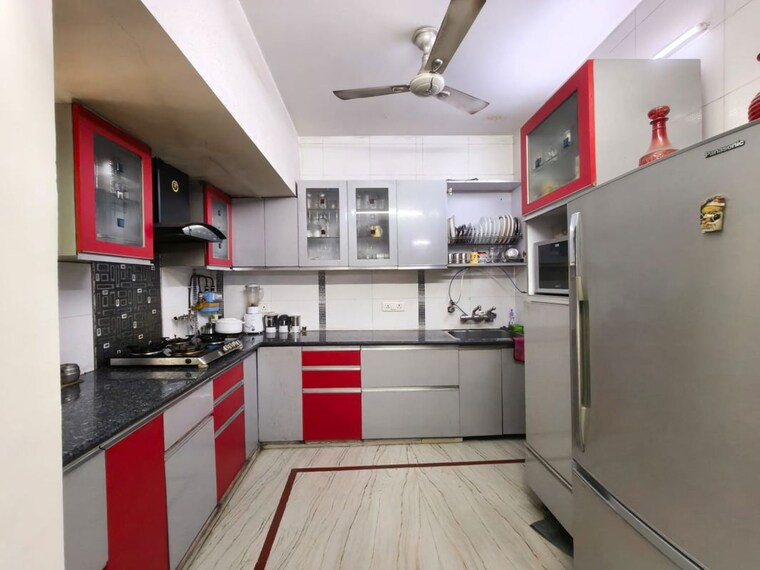 Kitchen, pitampura 4 Bedroom 1550 Sq.Ft. Builder Floor In Pitampura Delhi 10451057