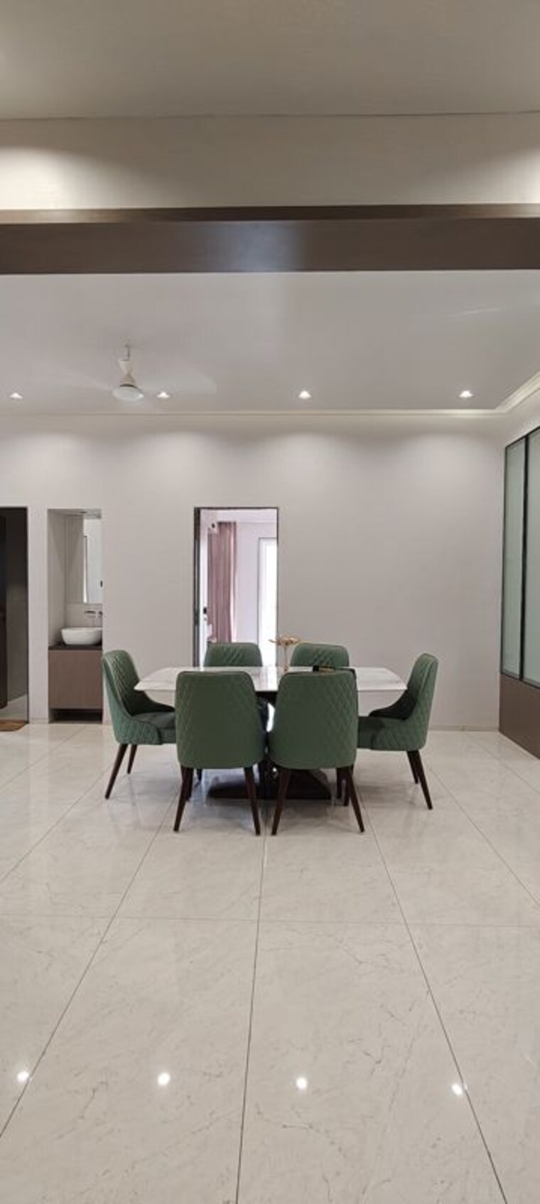 Dining area, shree-mayur-44 3 Bedroom 1410 Sq.Ft. Apartment In Bhayli Vadodara 10451122