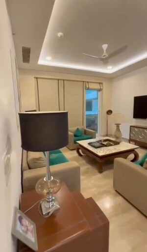 Living Room in 4 BHK Apartment at Ambience Creacions, Sector 22 – for Rent