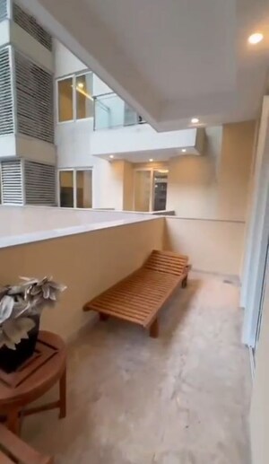 Balcony in 4 BHK Apartment at Ambience Creacions, Sector 22 – for Rent