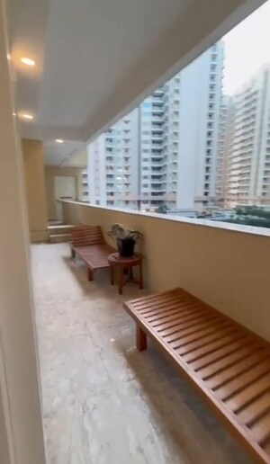 Balcony in 4 BHK Apartment at Ambience Creacions, Sector 22 – for Rent
