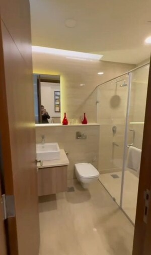 Bathroom in 4 BHK Apartment at Ambience Creacions, Sector 22 – for Rent