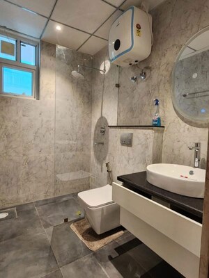Bathroom in 4 BHK Apartment at Maya Green Lotus Utsav, International Airport Road – for Sale