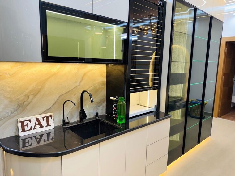 Kitchen, amrapali-kingswood 3 Bedroom 1800 Sq.Ft. Apartment In Sector 4 Greater Noida Greater Noida 10451208