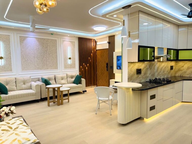 Dining area, amrapali-kingswood 3 Bedroom 1800 Sq.Ft. Apartment In Sector 4 Greater Noida Greater Noida 10451208